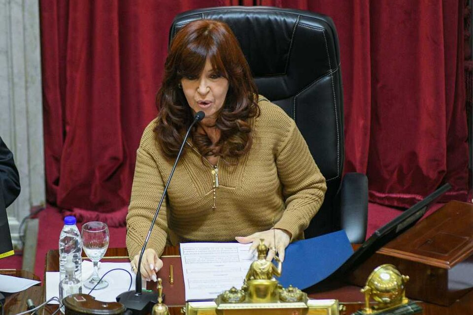 Cristina Kirchner: "La Presidencia Provisional del Senado y la Presidencia de Diputados le corresponden a La Libertad Avanza"