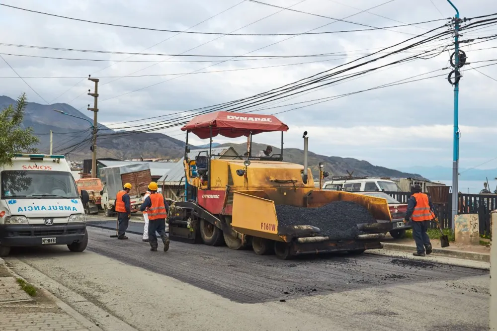Avanza la recuperación de la trama vial en Ushuaia