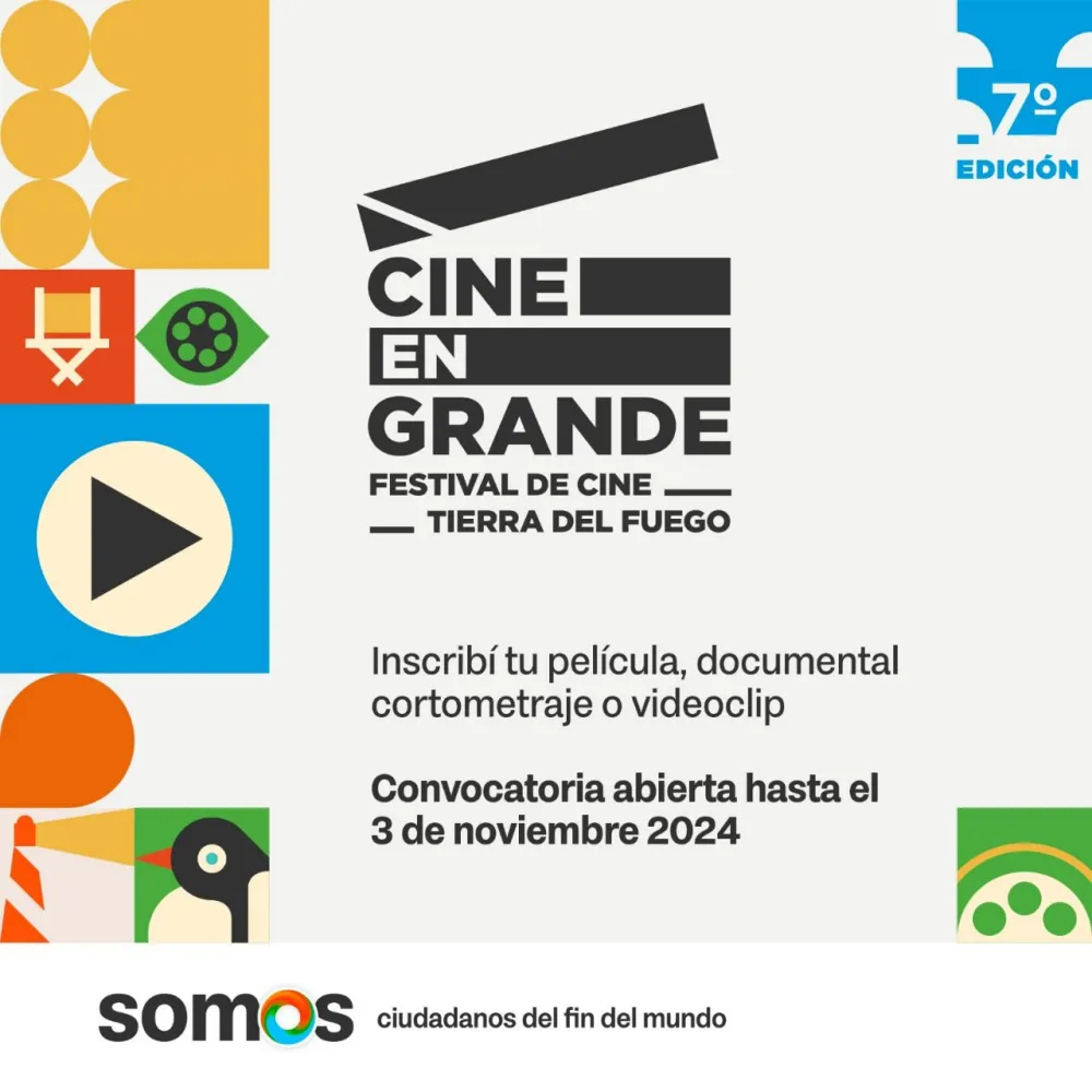 Abrió la convocatoria para el 7° Festival Nacional "Cine en Grande"