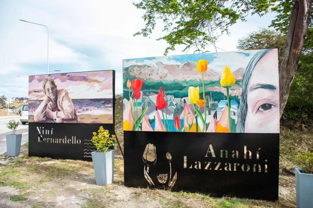 La Municipalidad de Ushuaia llevó adelante la inauguración de los murales "Fueguinas"