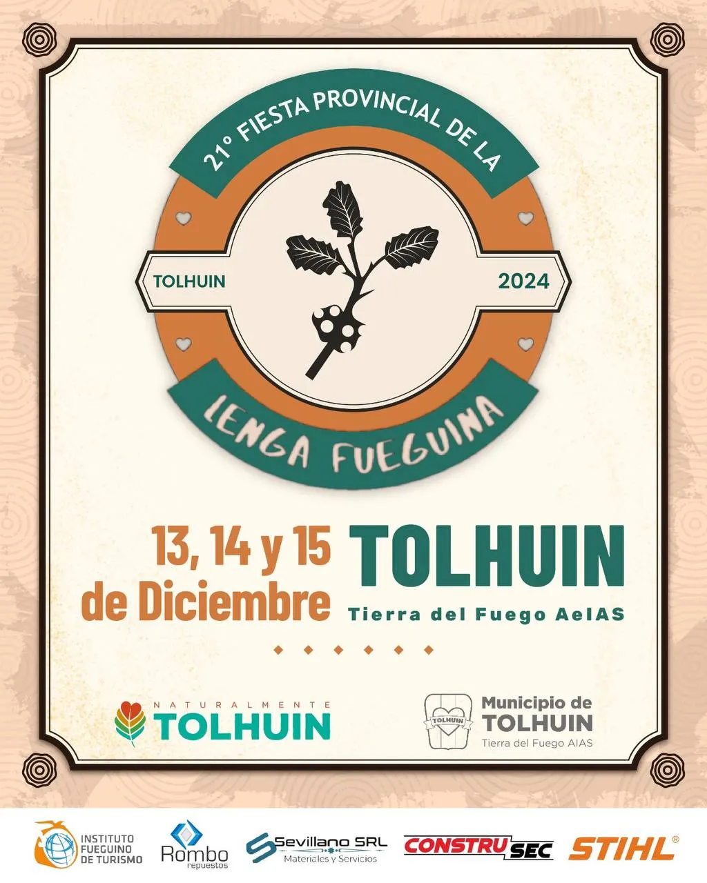 Tolhuin se prepara para la 21° Fiesta Provincial de la Lenga Fueguina