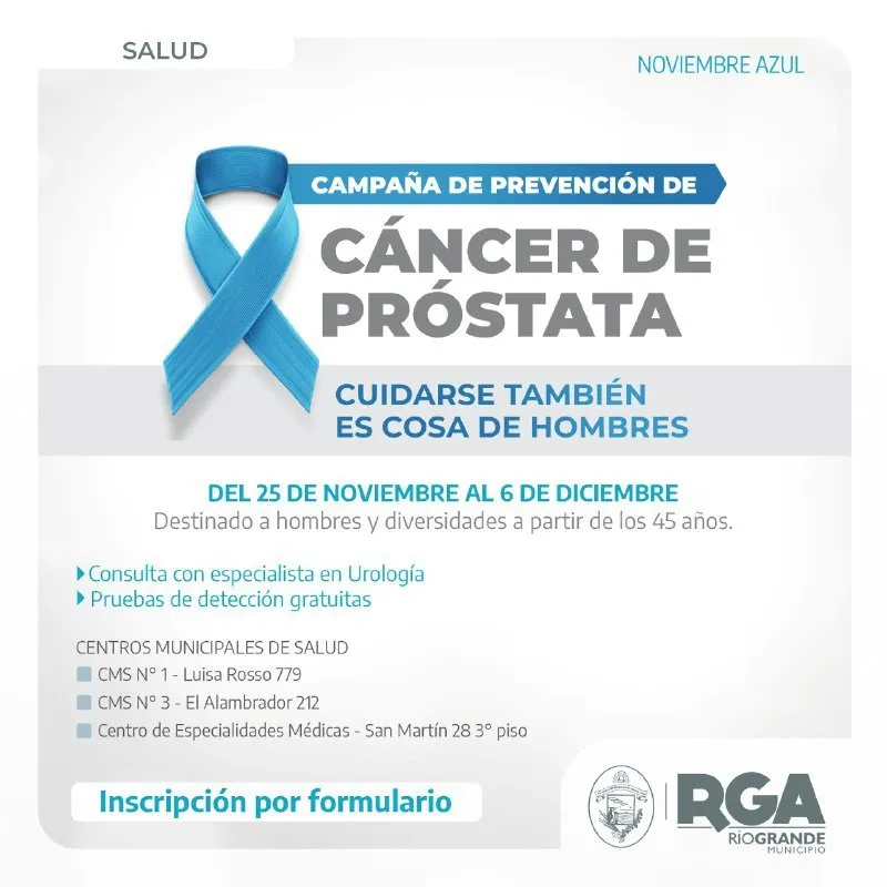 Río Grande: Continúa la Campaña de Prevención de Cáncer de Próstata