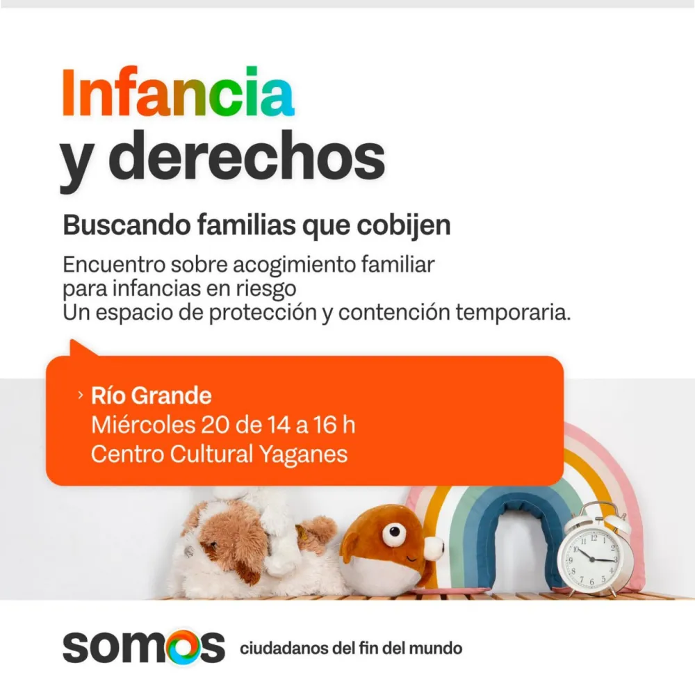 Se llevará a cabo una jornada de información y concientización denominada "Infancia y derechos: Buscando familias que cobijen"