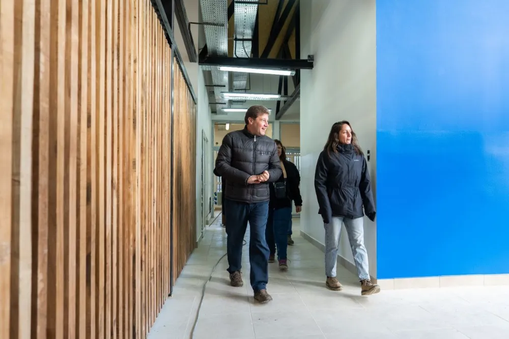 Avanza la obra del Centro de Desarrollo Infantil en el barrio Escondido de Ushuaia