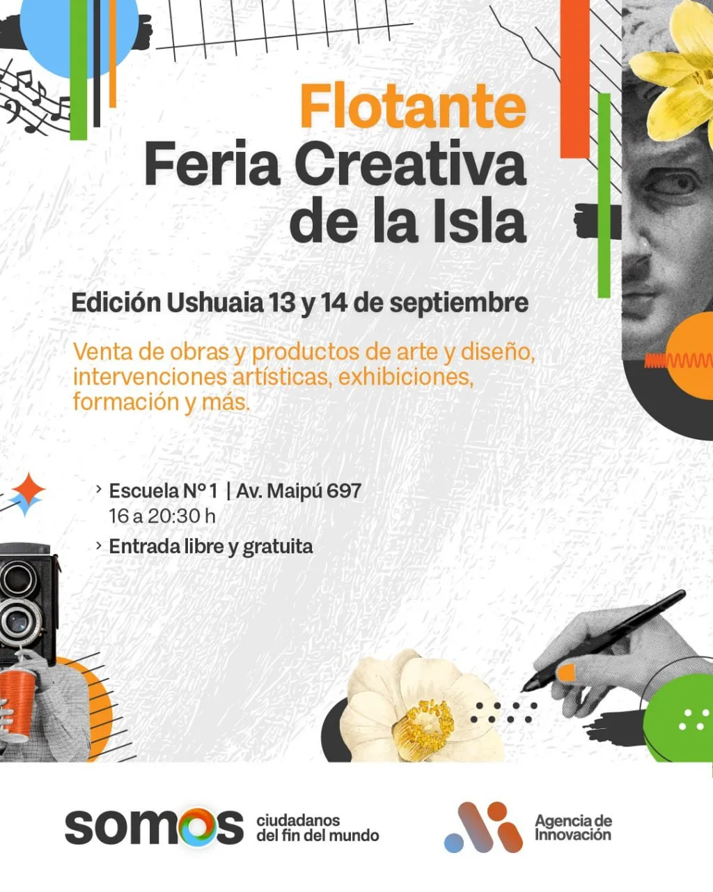 Este fin de semana llega la séptima edición de Flotante – Feria Creativa de la Isla, en Ushuaia