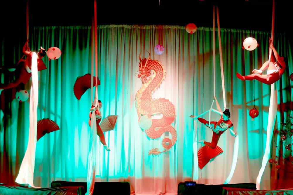 Ushuaia: La Escuela Municipal de Acrotela presentó la muestra anual en la Sala Niní Marshall